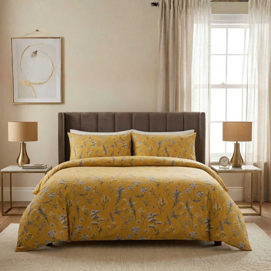 3 Pcs Cotton King Size Bedsheet