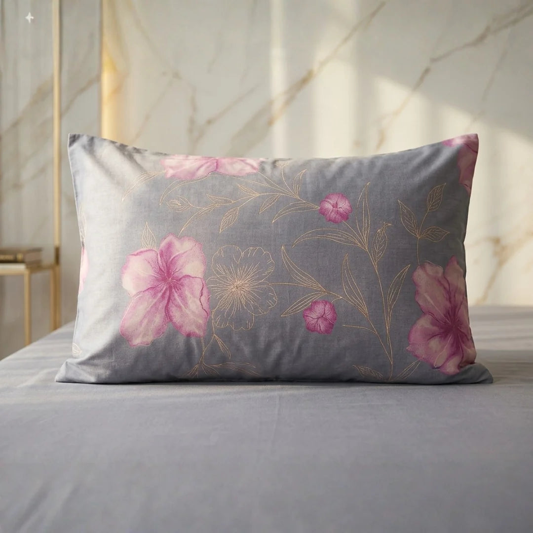 3 Pcs Cotton King Size Bedsheet