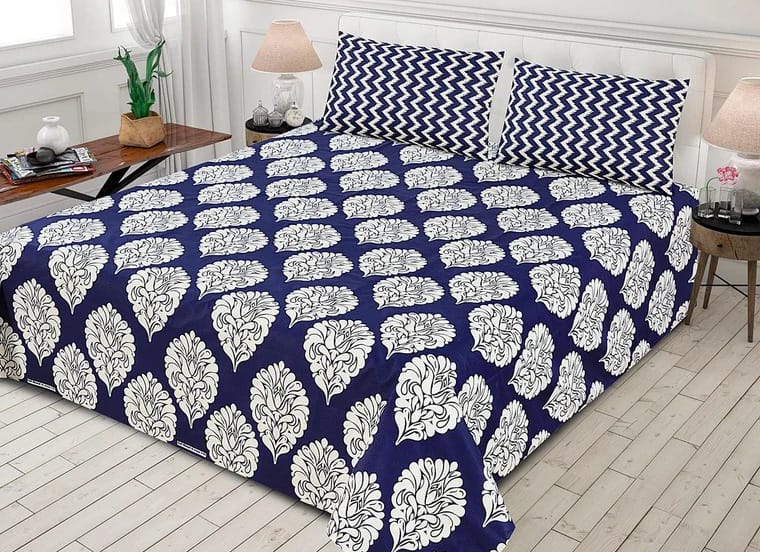 3 Pcs Cotton King Size Bedsheet