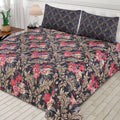 3 Pcs Cotton King Size Bedsheet