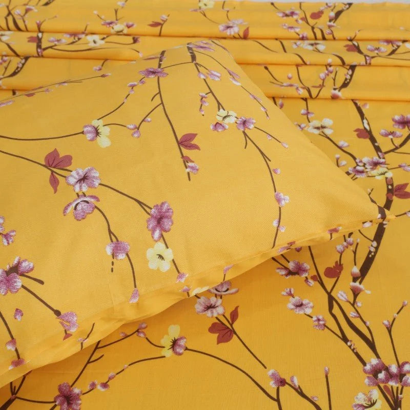 3 Pcs Cotton King Size Bedsheet