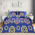 3 Pcs Cotton King Size Bedsheet