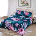 3 Pcs Cotton King Size Bedsheet