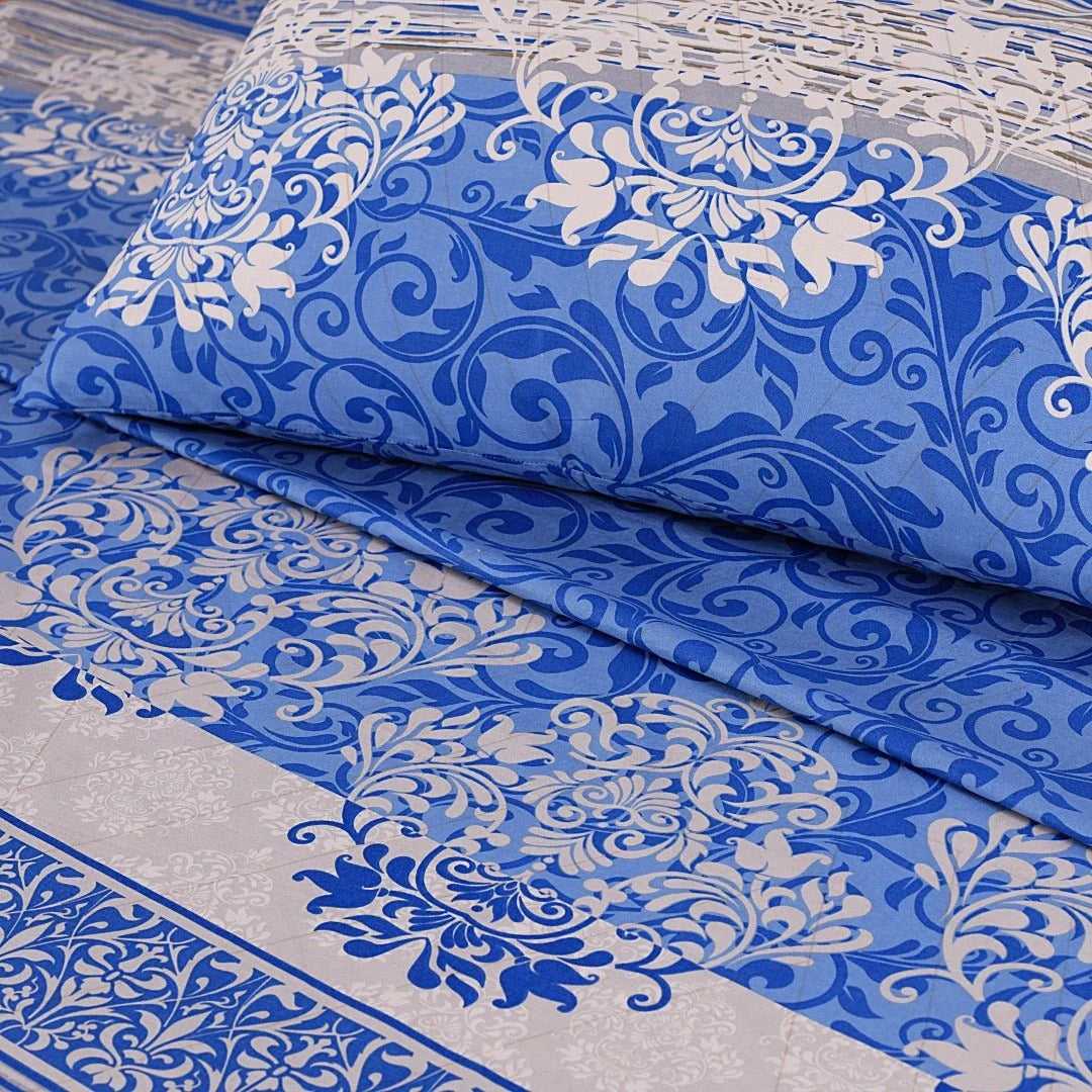 3 Pcs Cotton King Size Bedsheet